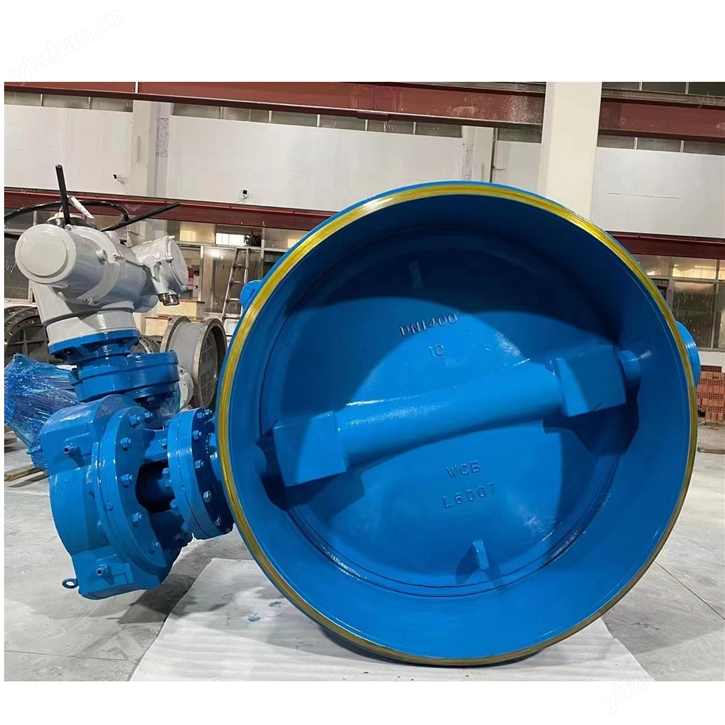 电动蜗轮金属硬密封焊接铸钢三偏心蝶阀耐温