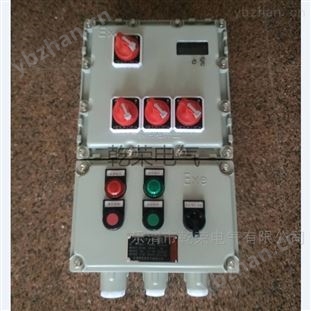 轴流风机防爆启停按钮开关箱