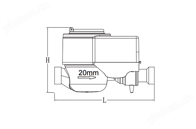 光電直讀有線閥控水表 LXSY-15~25