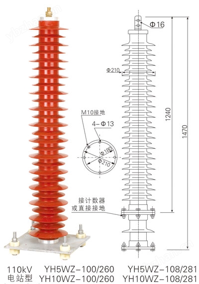 氧化锌避雷器（110KV）详情.jpg