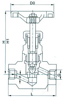 J13H內(nèi)螺紋針型閥2